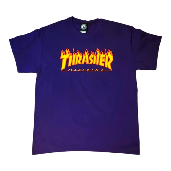 THRASHER MAGAZINE T-SHIRT RARE COLOR - Picture 1 of 3